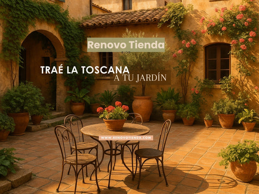 Cómo crear un jardín con estilo italiano: inspiración toscana.
